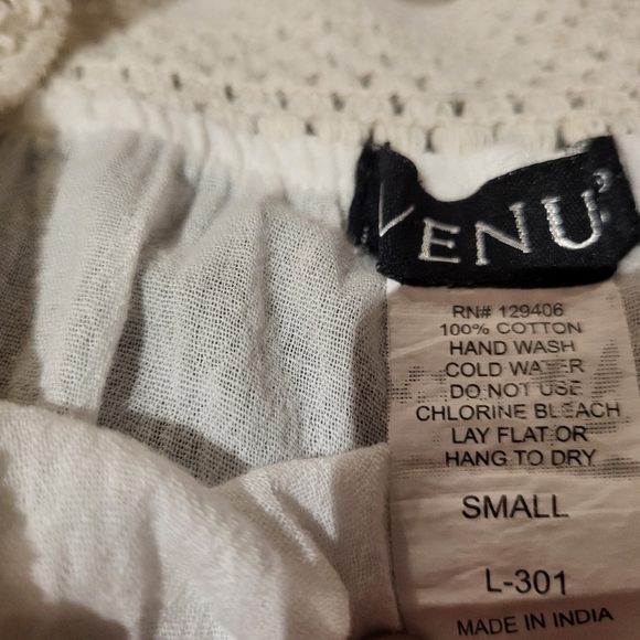 Venus 100% Cotton Elegant White Skirt - Picture 2 of 4